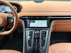 Aston Martin DB12 Jet Black Oxford Tan Twill Carbon 