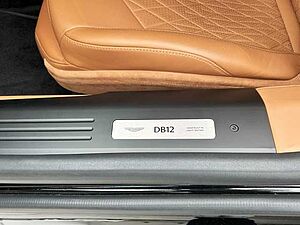Aston Martin DB12 Jet Black Oxford Tan Twill Carbon 