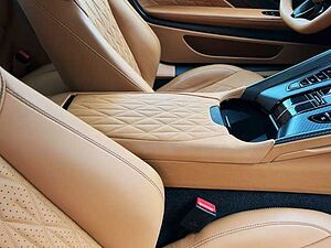 Aston Martin DB12 Jet Black Oxford Tan Twill Carbon 