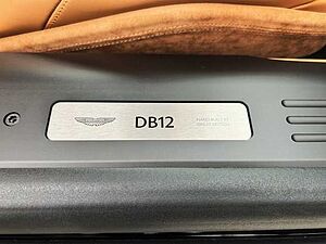 Aston Martin DB12 Jet Black Oxford Tan Twill Carbon 