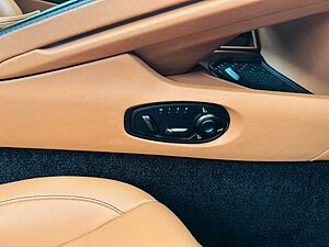Aston Martin DB12 Jet Black Oxford Tan Twill Carbon 
