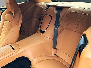 Aston Martin DB12 Jet Black Oxford Tan Twill Carbon 