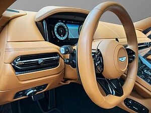 Aston Martin DB12 Jet Black Oxford Tan Twill Carbon 