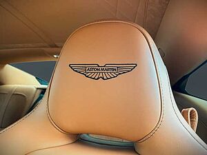 Aston Martin DB12 Jet Black Oxford Tan Twill Carbon 