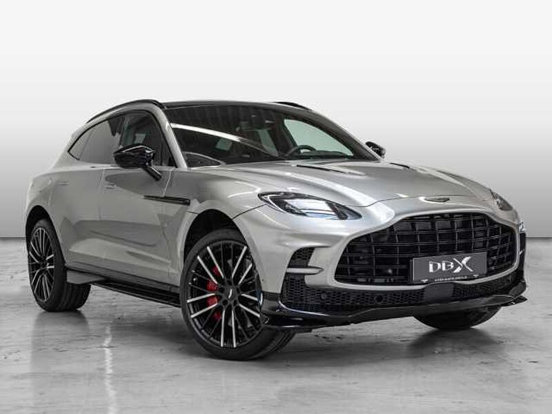 Aston Martin DBX 707 Aluminite Silver Onyx Black Sonderleasing