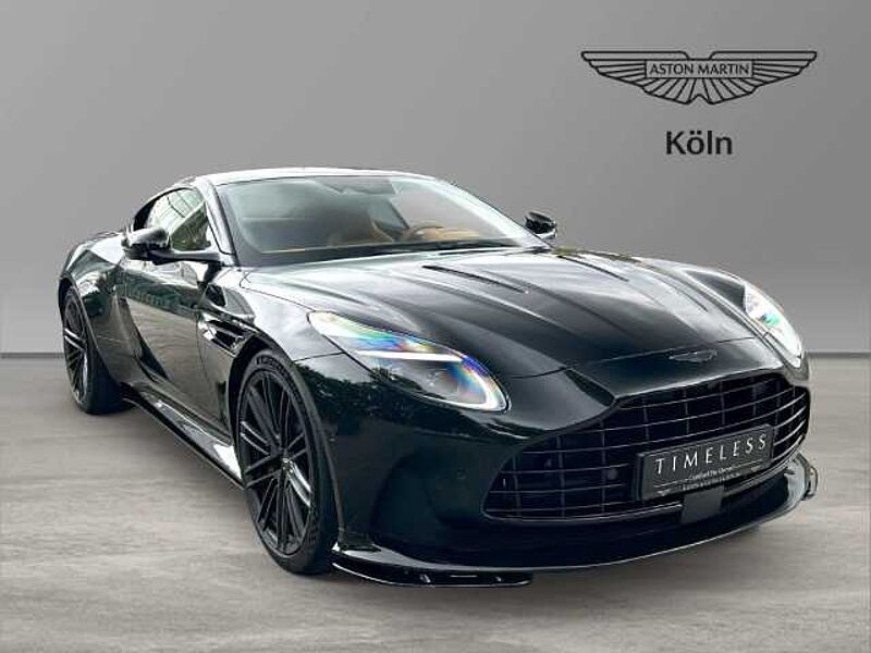 Aston Martin DB12 Jet Black Oxford Tan Twill Carbon