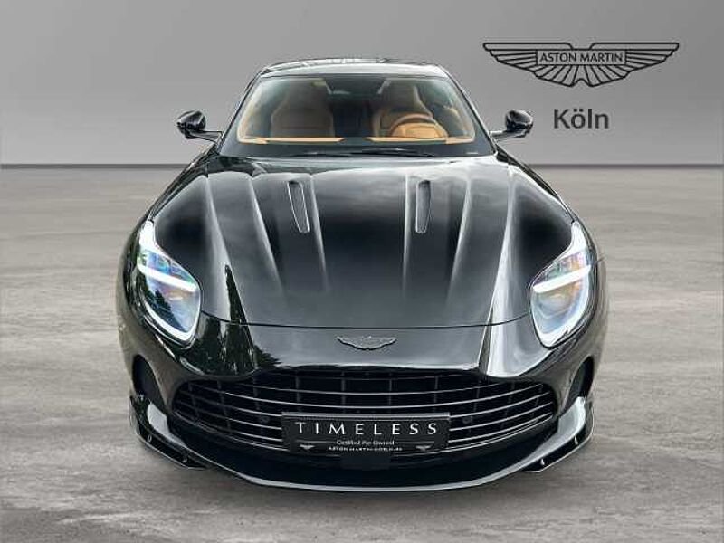 Aston Martin DB12 Jet Black Oxford Tan Twill Carbon