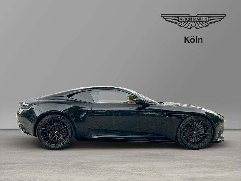 Aston Martin DB12 Jet Black Oxford Tan Twill Carbon