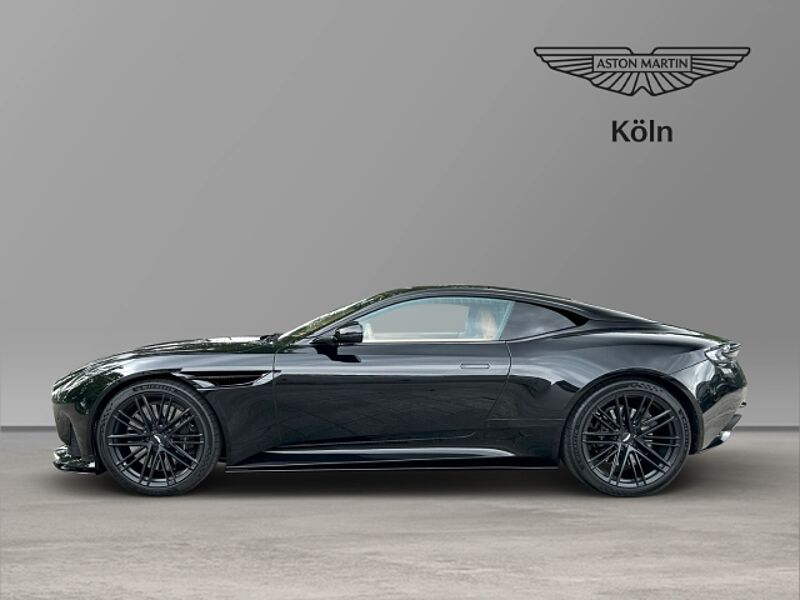 Aston Martin DB12 Jet Black Oxford Tan Twill Carbon