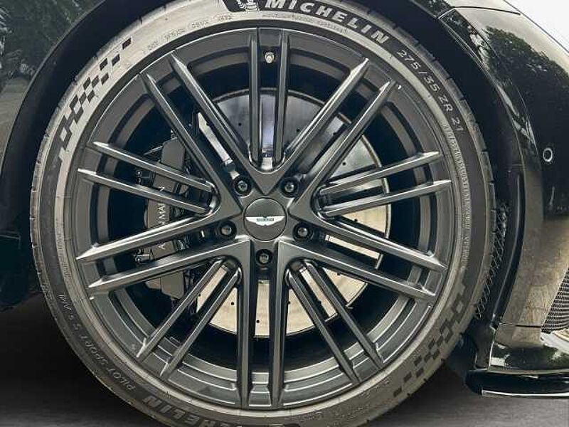 Aston Martin DB12 Jet Black Oxford Tan Twill Carbon