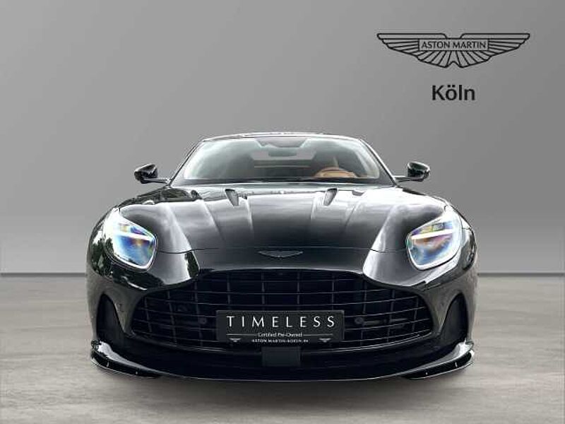 Aston Martin DB12 Jet Black Oxford Tan Twill Carbon